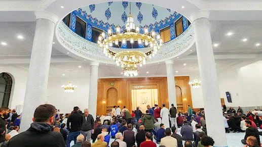 Mosque Chandeliers in Amman, Jordan