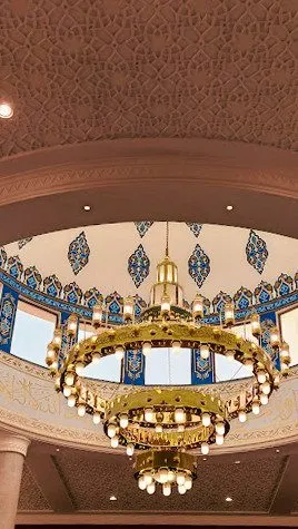 Mosque Chandeliers in Amman, Jordan