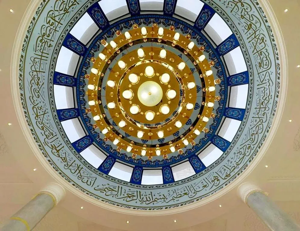 Mosque Chandeliers in Amman, Jordan