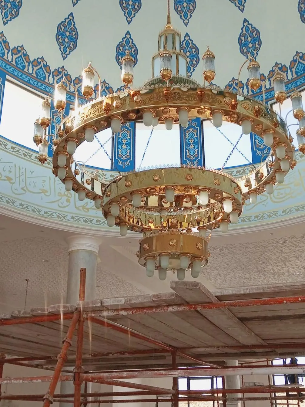 Mosque Chandeliers in Amman, Jordan