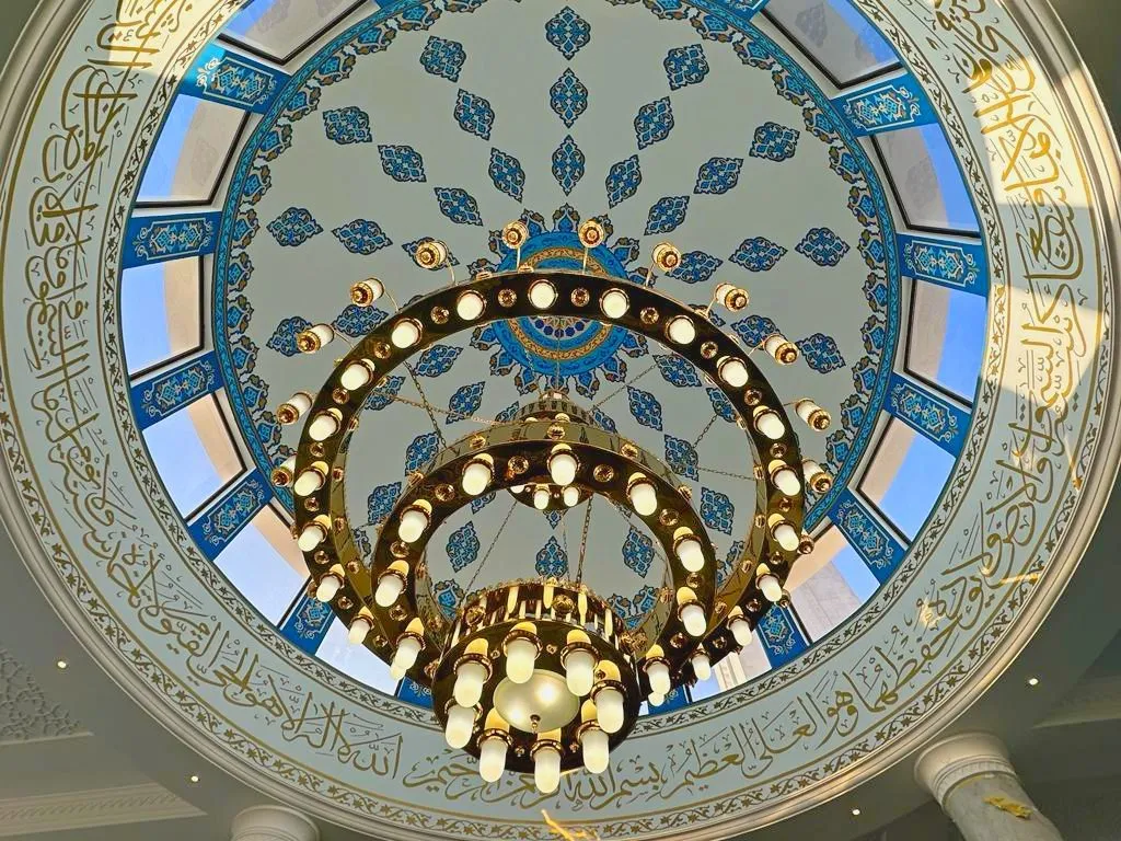 Mosque Chandeliers in Amman, Jordan